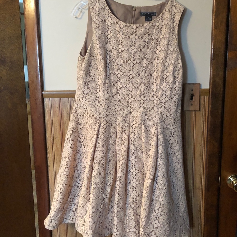 Jessica Howard lace sleeveless dress
